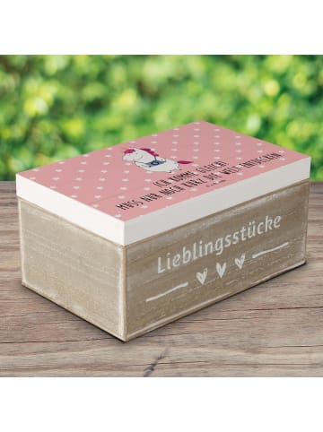 Mr. & Mrs. Panda Aufbewahrungsbox Einhorn Fotograf mit Spruch in Rot Pastell