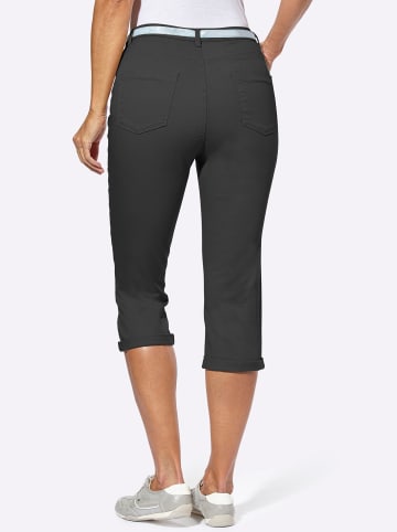 WITT WEIDEN Capri-Jeans in schwarz