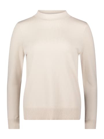 Betty Barclay Basic-Strickpullover mit Stehkragen in beige