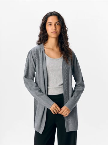 Object Strickjacke in Medium Grey Melange