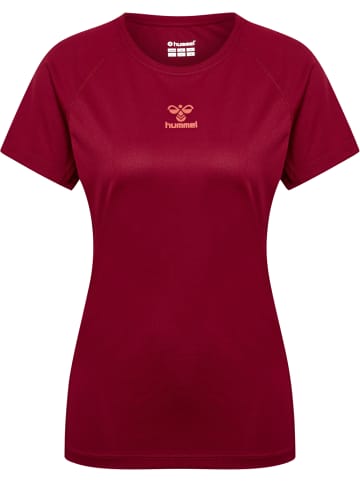 Hummel Hummel T-Shirt Hmlsprint Training Damen in RHUBARB