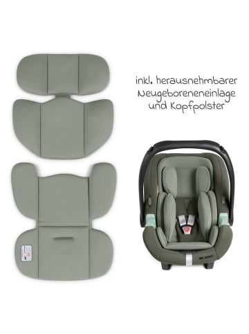 ABC-Design Babyschale Tulip i-Size ab Geburt - 15 Monate in gruen