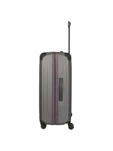 travelite Dynamiic - 4-Rollen-Trolley L 76 cm erw. (anthrazit) in anthrazit
