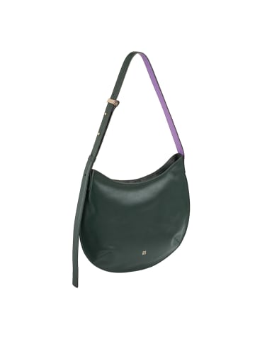 DuDu Hispani Schultertasche Leder 34 cm mangrove