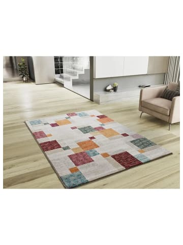 Atticgo Kurzflor-Teppich EIDER in mehrfarbig