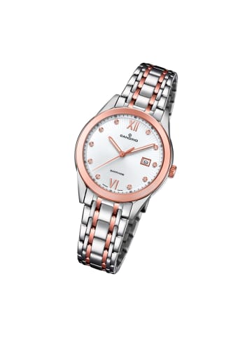 Candino Analog-Armbanduhr Candino Classic roségold, silber mittel (ca. 33mm)