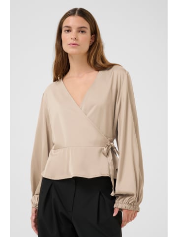 Karen By Simonsen Langarm-Bluse KBThorun in Simply Taupe