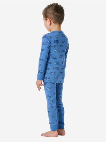 Schiesser Pyjama Boys World in Blau