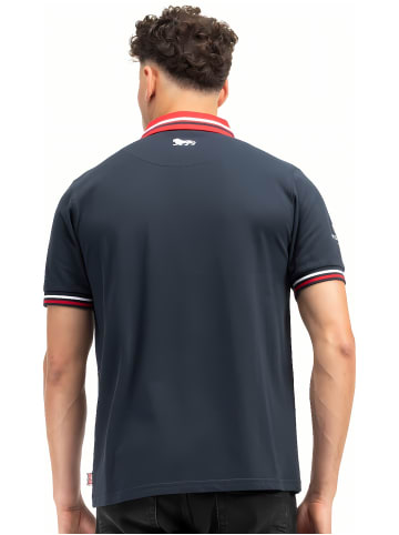 Lonsdale Polo "Ellers Grove Herren Poloshirt normale Passform" in Blau