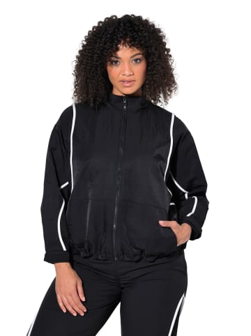 Ulla Popken Sweatjacke in schwarz