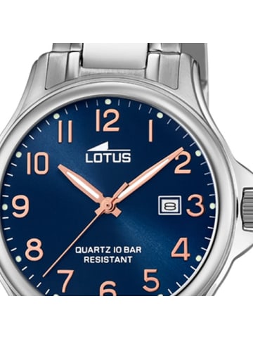 Lotus Analog-Armbanduhr Lotus Classic silber mittel (ca. 33mm)