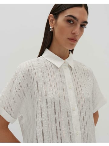 Someday Kurzarmbluse für Damen in weiß