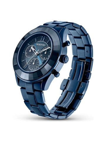 Swarovski Analoguhr für Damen in blau