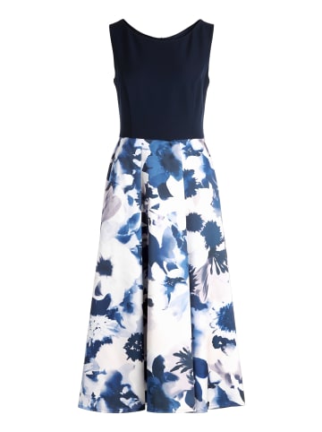 Vera Mont Cocktailkleid mit ausgestelltem Rock in Patch Dark Blue/Dark Blue