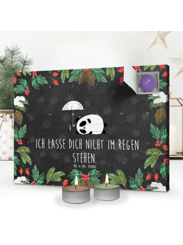 Mr. & Mrs. Panda Adventskalender Panda Freundschaft mit Spruch in Kreidetafel