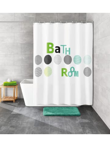 Kleine Wolke Duschvorhang Bathroom in mint