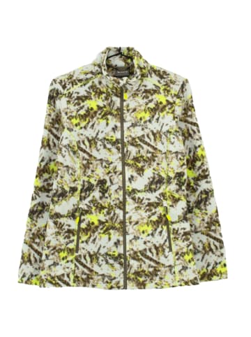 Jack Wolfskin Sweatshirt Moonrise Aop Damen Fleece Jacke Sweatjacke Winter in Braun