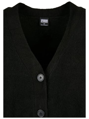 Urban Classics Urban Classics Damen Ladies Chunky Fluffy Knit Cardigan in black