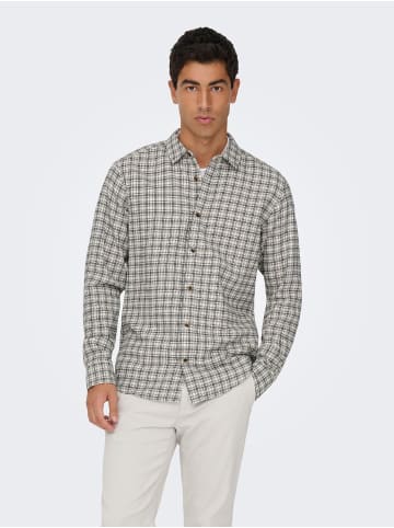 ONLY & SONS Hemd in Egret 1
