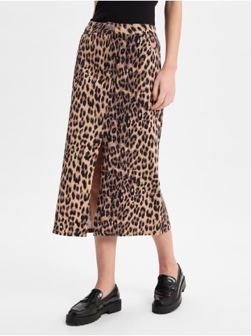 Marie Lund Rock in camel schwarz