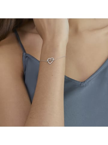 s.Oliver Armband Infinity Heart in silber