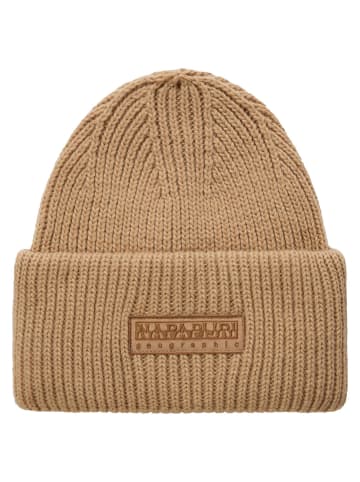 Napapijri Women's F-Vispa - Mütze (white heron) in brown tobacco