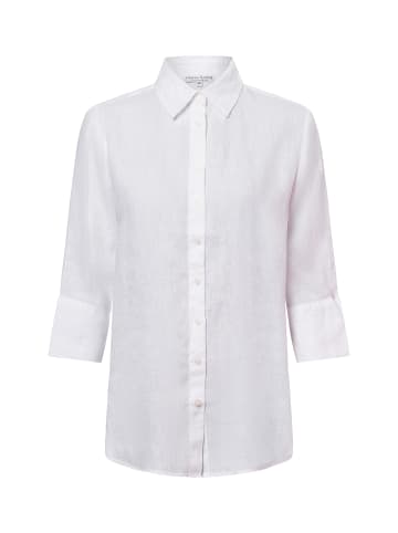 Marie Lund Leinenbluse Rihab in weiß