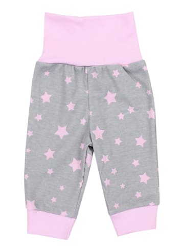 TupTam Baby Mädchen Lange Pumphose 3er Pack in rosa/grau