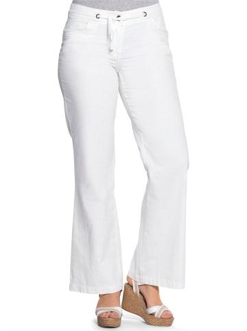 sheego Bootcuthose in weiß