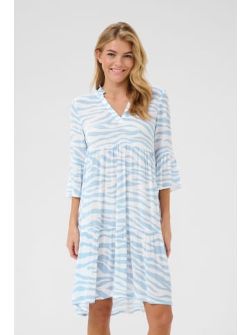 Kaffe Kleid KAedita in Soft Chambray / Chalk Graphic