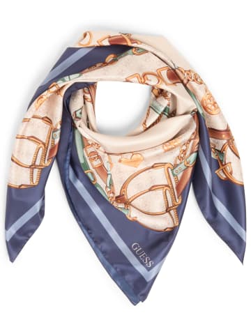 Guess Tuch in beige blau - 0002