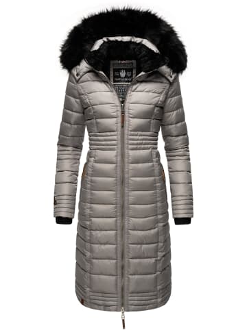 Navahoo Wintermantel Umay in Zinc Grey
