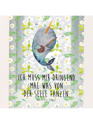 Mr. & Mrs. Panda Kerzenglas Narwal Gitarre mit Spruch in Transparent
