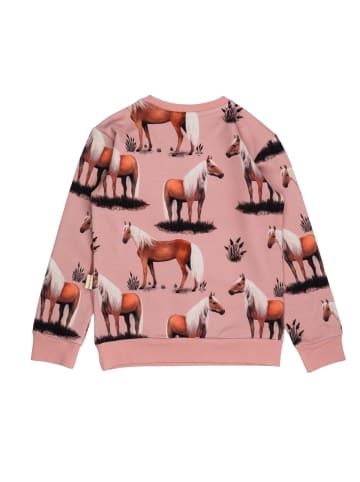Walkiddy Sweatshirt Beauty Horses in pink