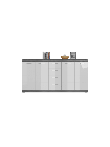 ebuy24 Sideboard Scout Grau 165 x 37 cm