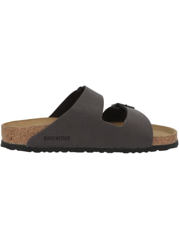 Birkenstock Sandale Arizona Birko-Flor Nubuk normal in dunkelgrau