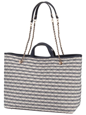 Guess Shopper Giully II Large 2 In 1 Tote in Navy Multi