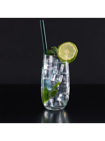 relaxdays 12x Trinkgläser in Transparent - 520 ml