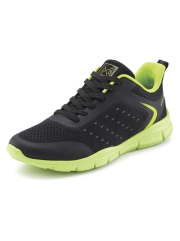 John Devin Sneaker in schwarz/gelb