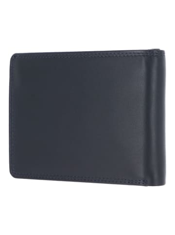 Golden Head Polo Geldbörse RFID Schutz Leder 12.5 cm marineblau