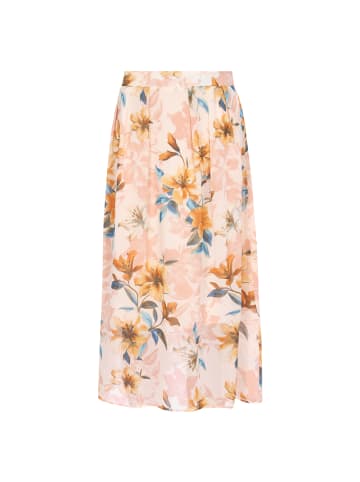 Usha Women Skirt in cream multicolor