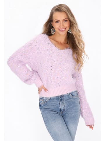 IZIA Women Sweater in lavender