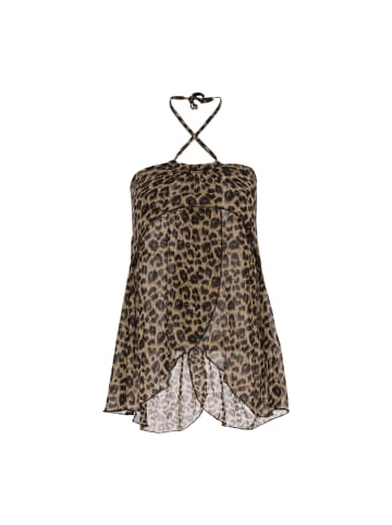aleva Women Top in BROWN LEOPARD