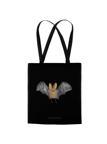 Mr. & Mrs. Panda Tote Bag Fledermaus Flügel ohne Spruch in Schwarz