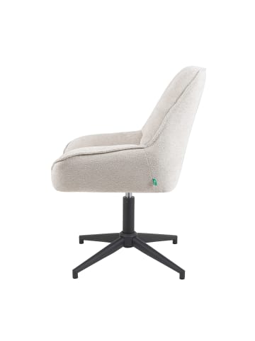 DUBI Möbel 2er-Set: Bürostuhl Mika-Yara in Creme - (B)60 x (H)85 x  (T)68 cm