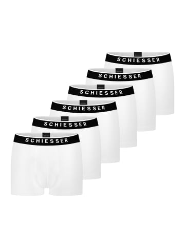 Schiesser Retro Short / Pant 95/5 Organic Cotton in Weiß