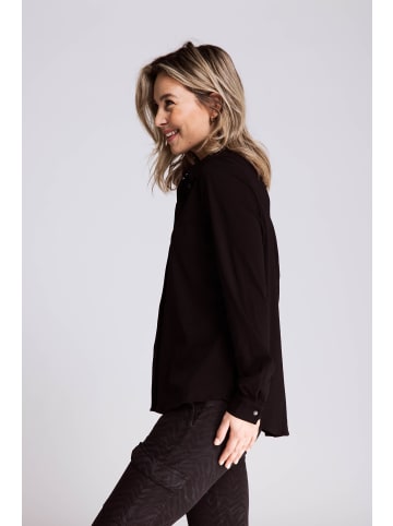 ZHRILL Bluse ZHRESI JERSEY BLACK in BLACK