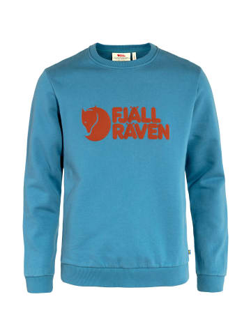 FJÄLLRÄVEN Pullover Fjällräven Logo Sweater in Petrol