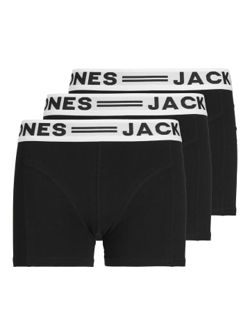 JACK & JONES Junior 3er-Pack Trunks in Black 1
