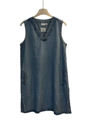 Cecil TOS Lyocell Dress in Light Blue Used Wash